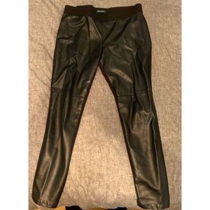 Ralph Lauren pleather pants